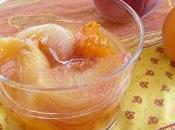 Salade pêche abricot safran