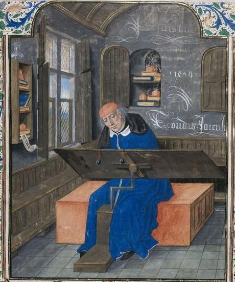 Anonyme Bruges 1479 Simon de Hesdin dans son cabinet