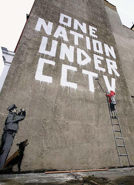 Bansky provoque les caméras de surveillance