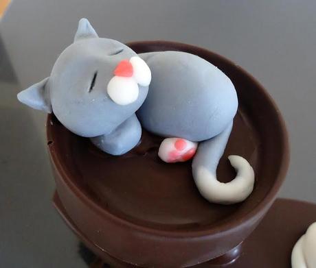 Pièce en chocolat : arbre à chats