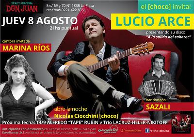 Lucio Arce présente son nouveau disque à La Plata [à l'affiche]