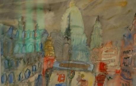 Kurt Moldovan aquarelliste autrichien du 20ème siècle