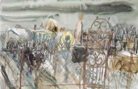 Kurt Moldovan aquarelliste autrichien du 20ème siècle