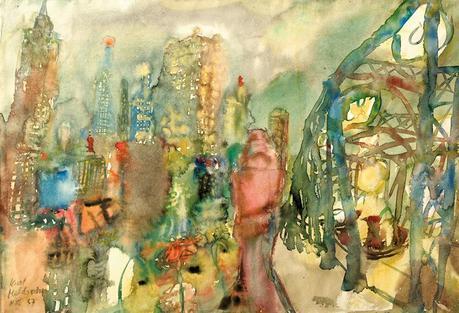 Kurt Moldovan aquarelliste autrichien du 20ème siècle