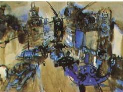 Kurt Moldovan aquarelliste autrichien du 20ème siècle