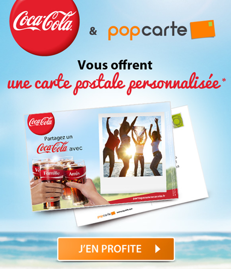 Opération carte Coca-cola gratuite