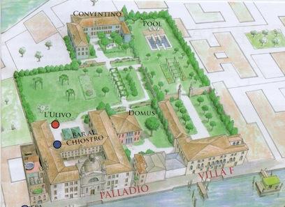 Giudecca : les jardins du Palladio (suite)