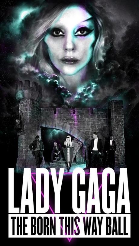 Affiche du Born This Way Ball Tour.
