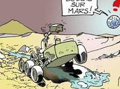 DESSIN PRESSE: Premier anniversaire Mars pour Curiosity