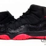 Air Jordan XI Dirty Snakes Customs par Snaphigh