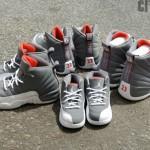Air Jordan XII Cool Grey Full Family Sizes