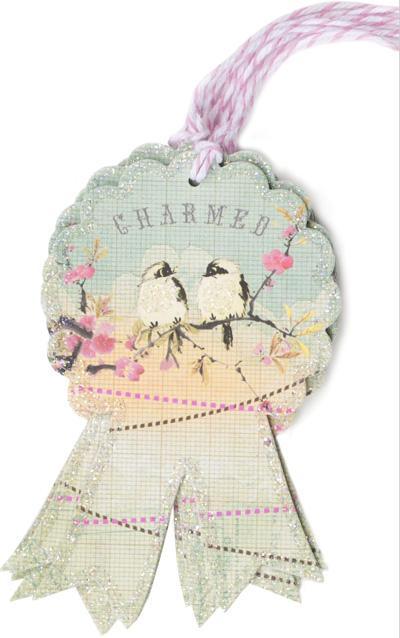 PAPAYA : Charmed Glitter Gift Tag 6 Pack PAPAYA : Charmed Glitter Gift Tag 6 Pack