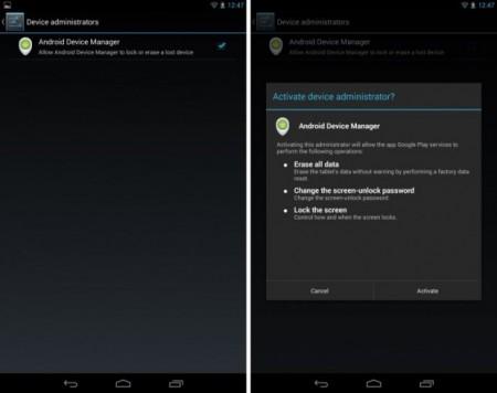 Android Device Manager Capture