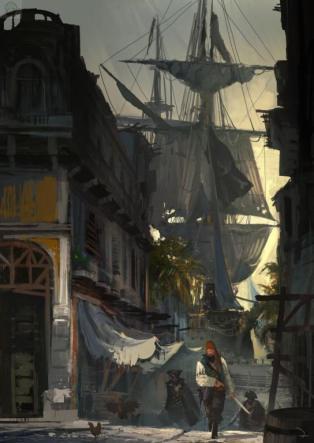  Quelques concept arts pour Assassin’s Creed IV: Black Flag  concept art assassin creed 4 