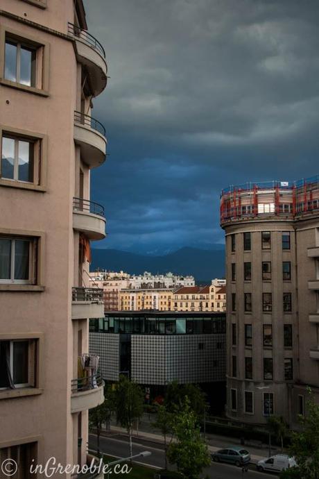 Thunderstorm orage Grenoble France