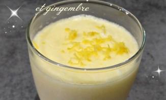Mousse légère au citron et gingembre