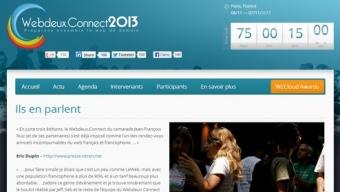Rendez vous les 6 et 7 novembre au Web 2 Connect 2013 !