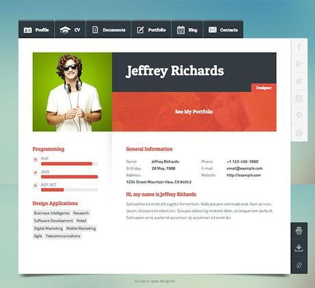 FlexiCV - Thème WordPress