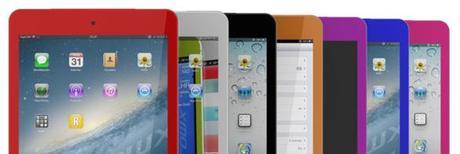 Le nouvel iPad Mini devrait être en couleur...