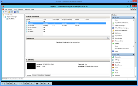 Retour d’expérience sur 2012 Core + Hyper-V