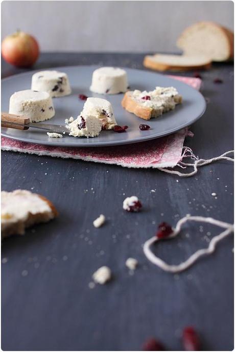 Fromage frais aux cranberries