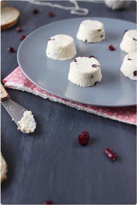 Fromage frais aux cranberries