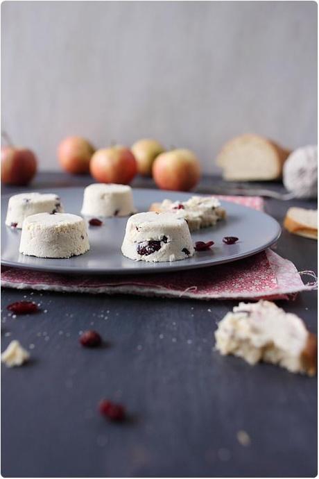 Fromage frais aux cranberries