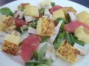 Poulet, pamplemousse polenta