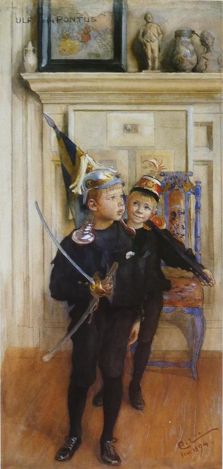 Ulf et Pontus, aquarelle 1894