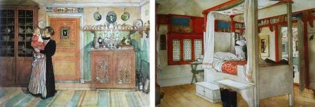 Carl Larsson, scènes d’intérieur