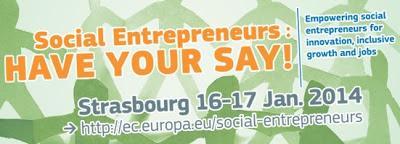 Entrepreneurs sociaux, Prenez la parole à Strasbourg,  les 16 et 17 janvier prochains !