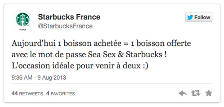 Twitter Starbucks