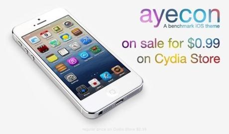 Le thème Ayecon pour iPhone avec écran Retina est disponible...