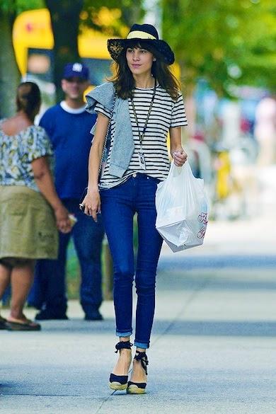 Spotted : Le look d'Alexa Chung dans les rues de New York...