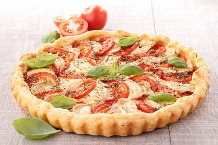 Tarte tomates mozarelle basilic