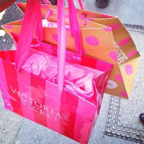 Shopping at Victoria's Secret