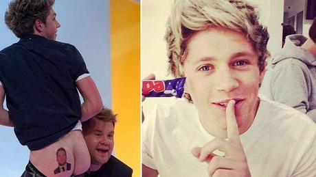 PHOTO Niall Horan de One Direction : un faux tatouage sur les fesses