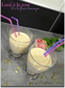 Lassi à la rose et fleur d'oranger