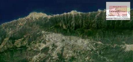 Caracas vue par satellite