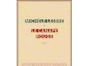 canapé rouge Michèle LESBRE