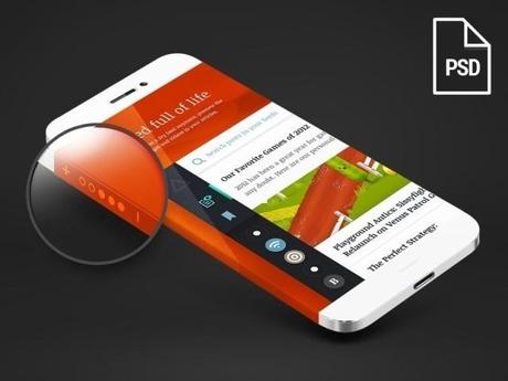Et si l'iPhone 6 s'affichait comme ça...