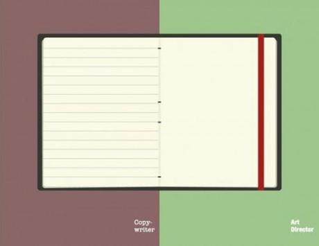copywriters vs art directors - moleskine