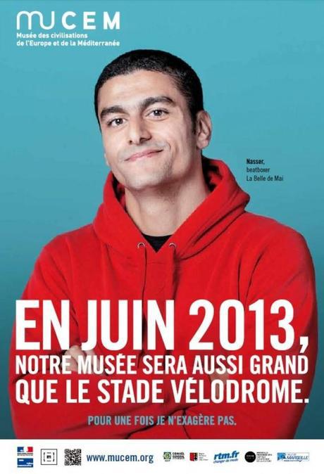 Campagne d'affichage Marseille avant lancement © Mucem Campagne d'affichage Marseille avant lancement © Mucem