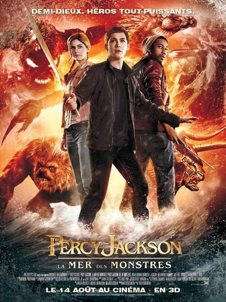 Percy Jackson 2 affiche Percy Jackson : la mer des monstres au cinéma