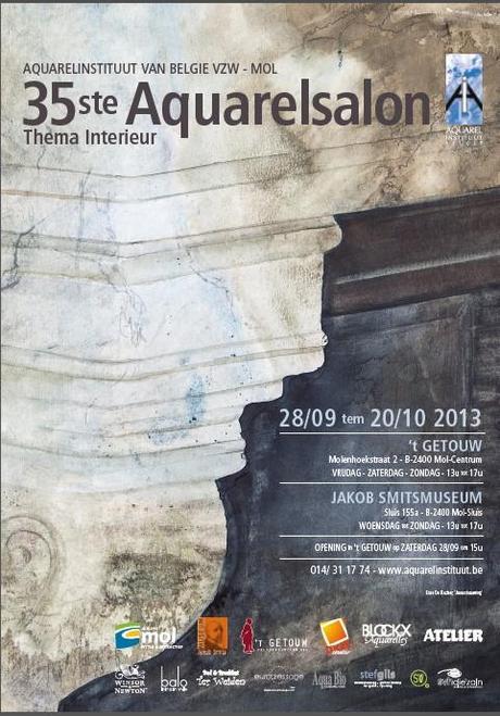 35ème salon d’aquarelle de l’aquarelinstituut à Mol