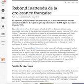 Pierre MOSCOVICI : Net rebond de la croissance au 2ème trimestre 2013