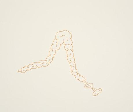 Comestible, collage et dessin, Annie Descoteaux