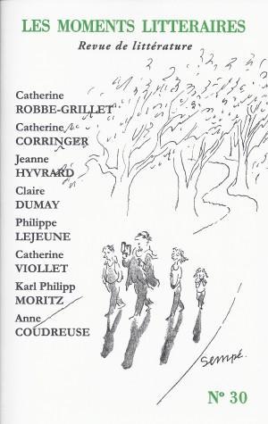 les moments littéraires,catherine robe grillet