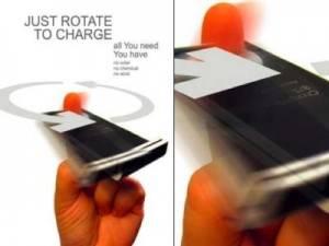smartphoneBatterieDoigt 300x225 Nouveau Concept : #Smartphone rechargeable en un coup de doigts