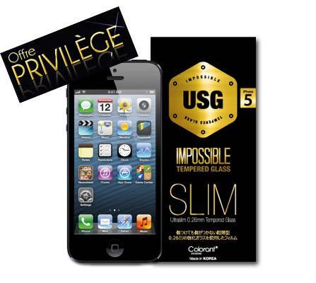 Offre privilège : -50% sur les protections en verre trempé pour iPhone 5 et Galaxy S4 Offre privilège : -50% sur les protections en verre trempé pour iPhone 5 et Galaxy S4